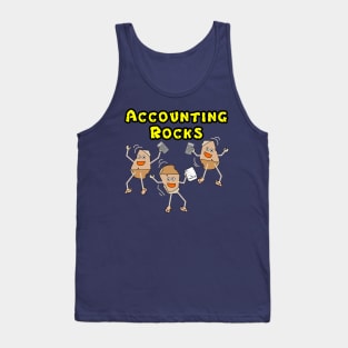 Accounting Rocks Light Tank Top